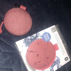 water resistant wireless speaker!